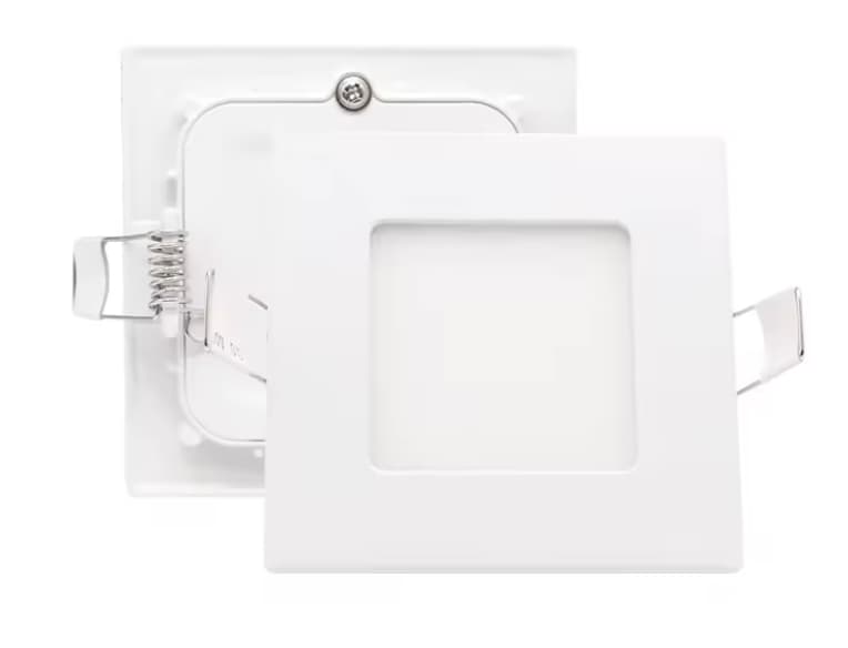 Panel Cuadrado Embutido 6W 4000k IP20 D120X120X20mm