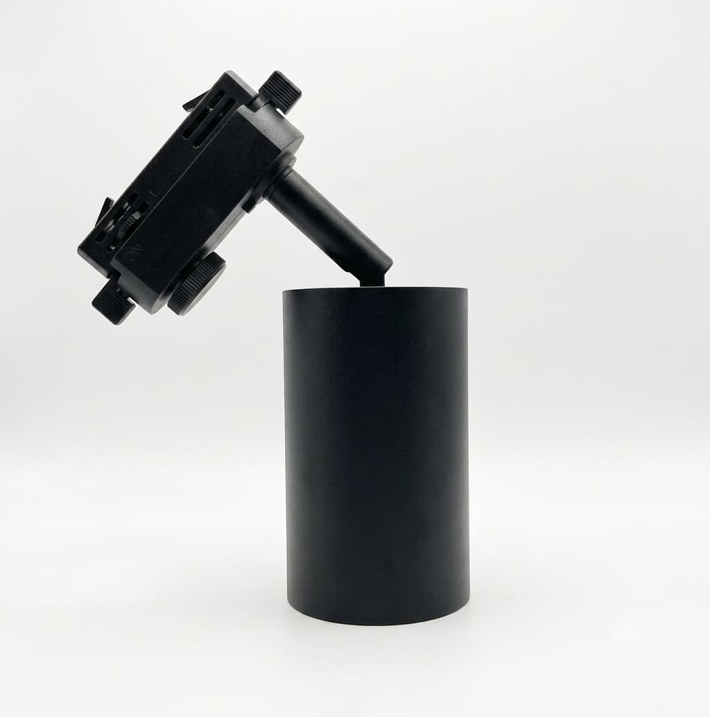 Foco Riel Monofasico GU10 Negro SIZE:D60*100MM