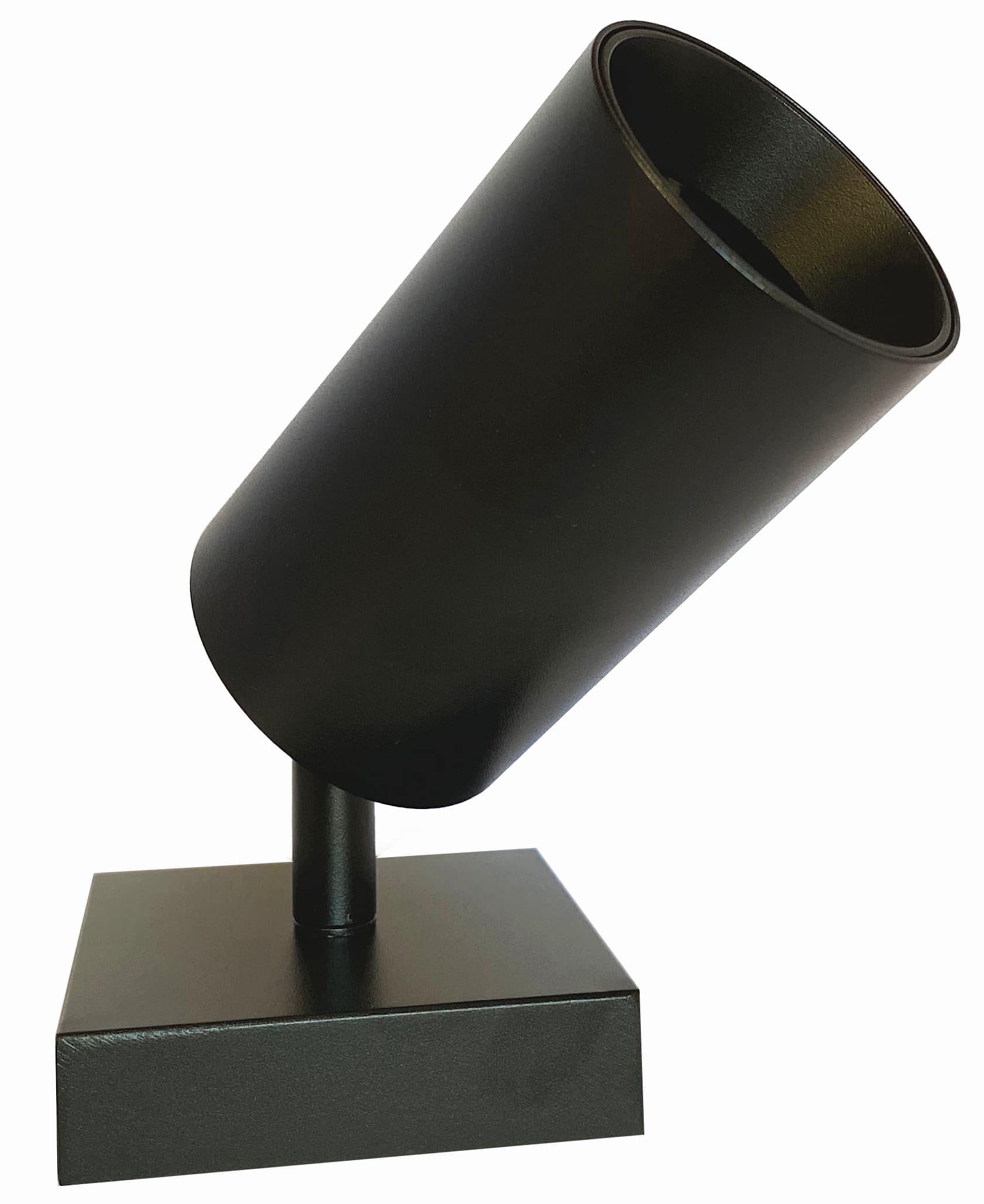 Foco GU10 Sobrepuesto Simple Dirigible Negro SIZE:D60*100MM