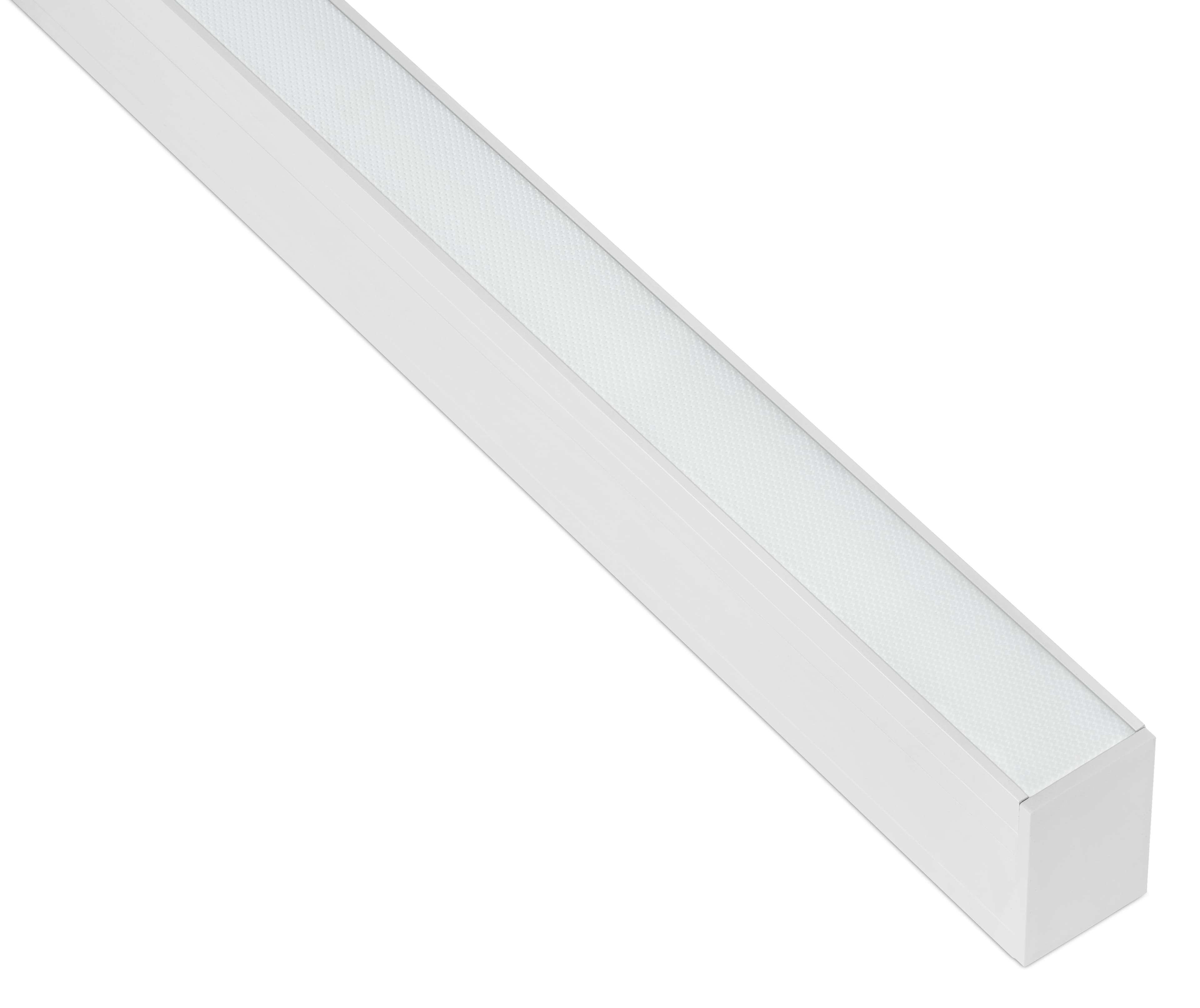 LUMINARIA LINEAL LED PROFESIONAL 40W 1200MM TRI-COLOR GRIS ACRILICO PRISMATICO UGR 19