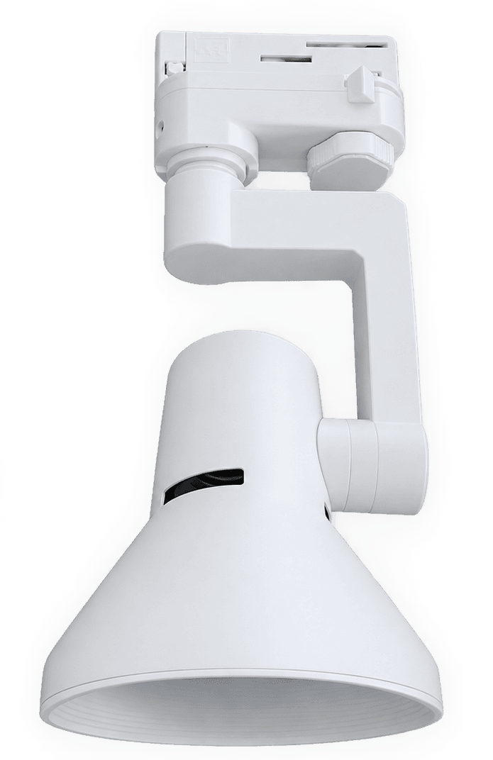 Foco riel PAR30 trifasico blanco D:115*H140mm