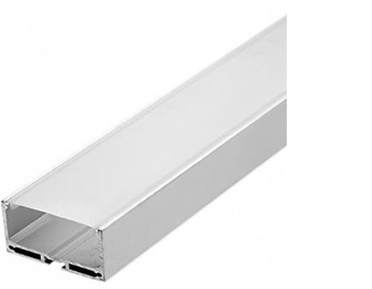PERFIL SOBREPUESTO PARA CINTA LED RECTO 55x32 MM