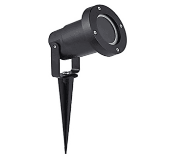 ESTACA LED GU10 JARDÍN IP65 NEGRO