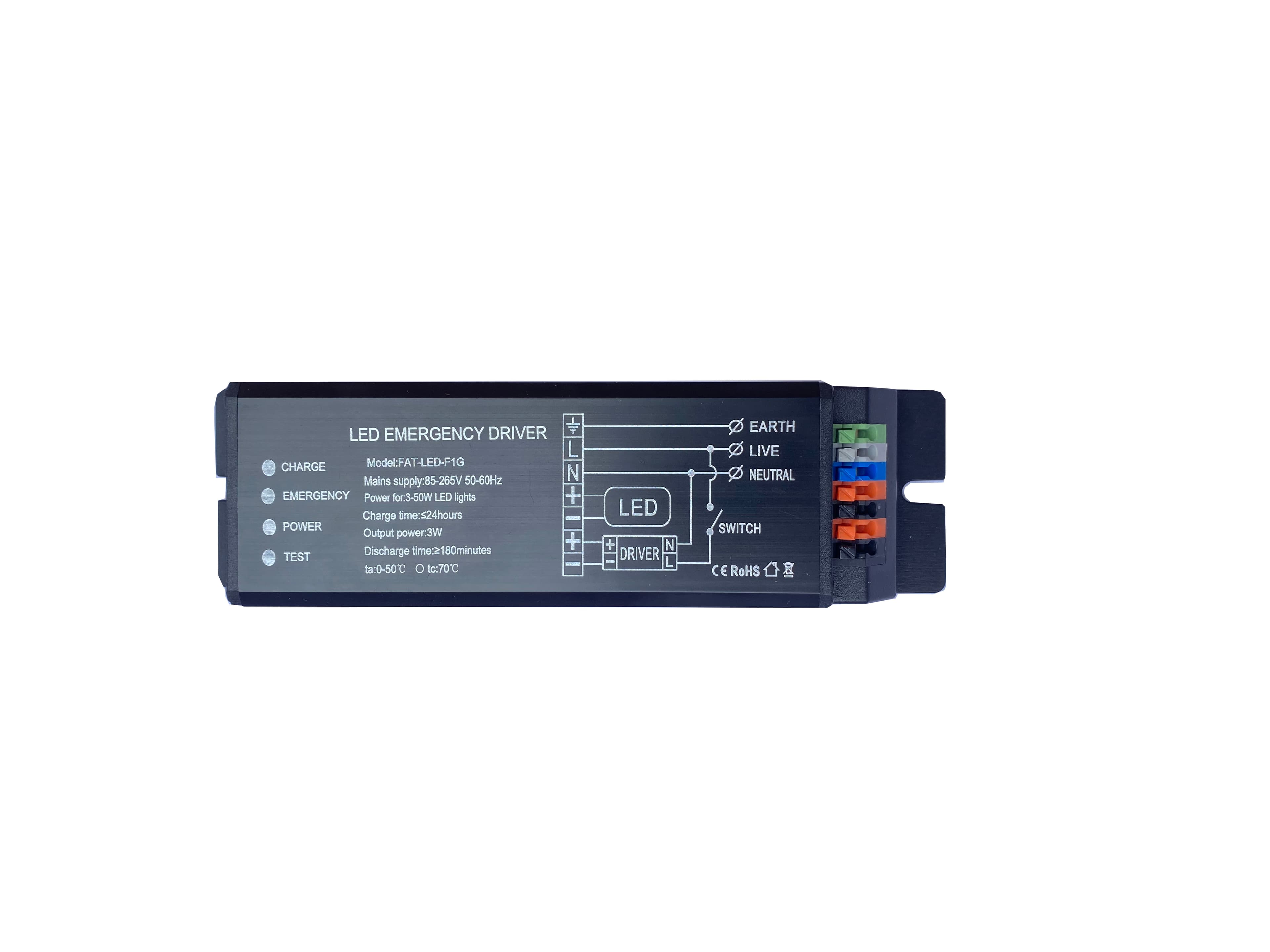Kit Emergencia LED Driver Externo Hasta 50W