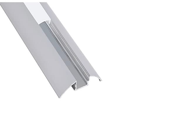 PERFIL EMBUTIDO PARA CINTA LED C/BISEL JUNTURAS CIELO 11x14MM