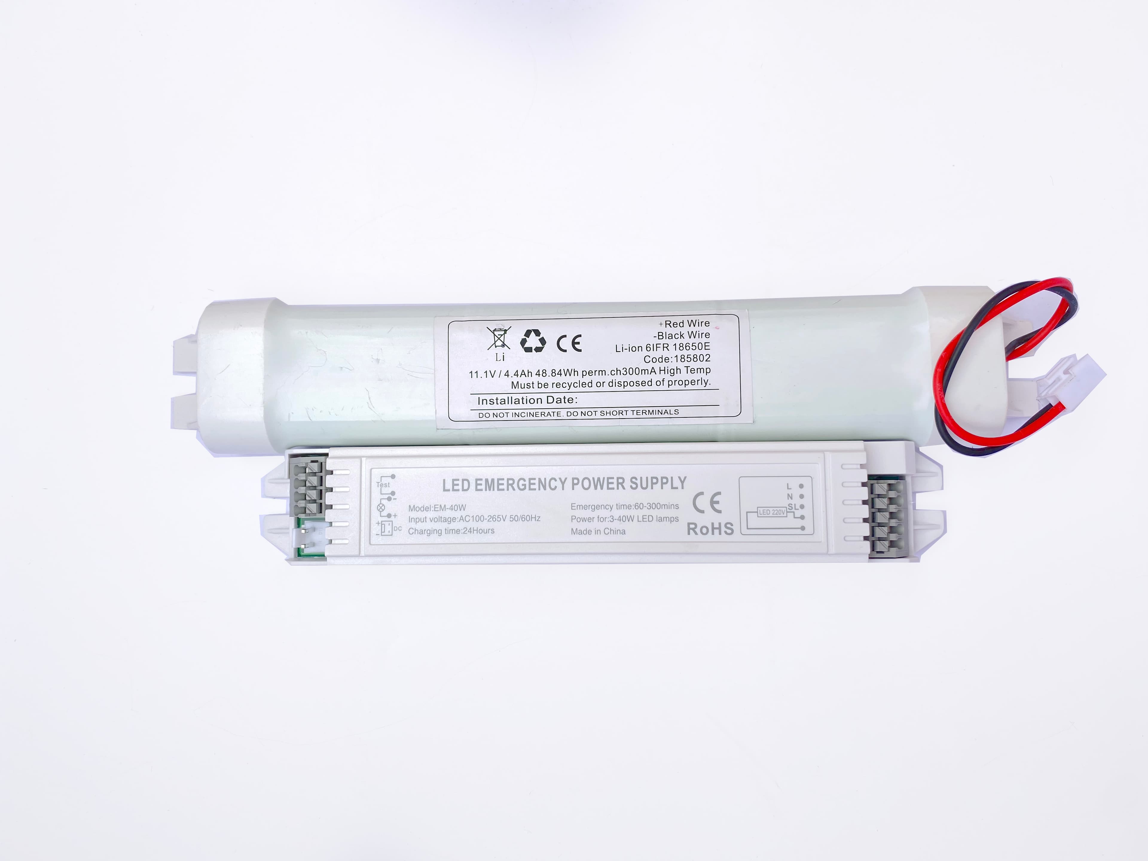 Kit Emergencia Directo 220V 20W Max Tubo LED - Bateria Externa