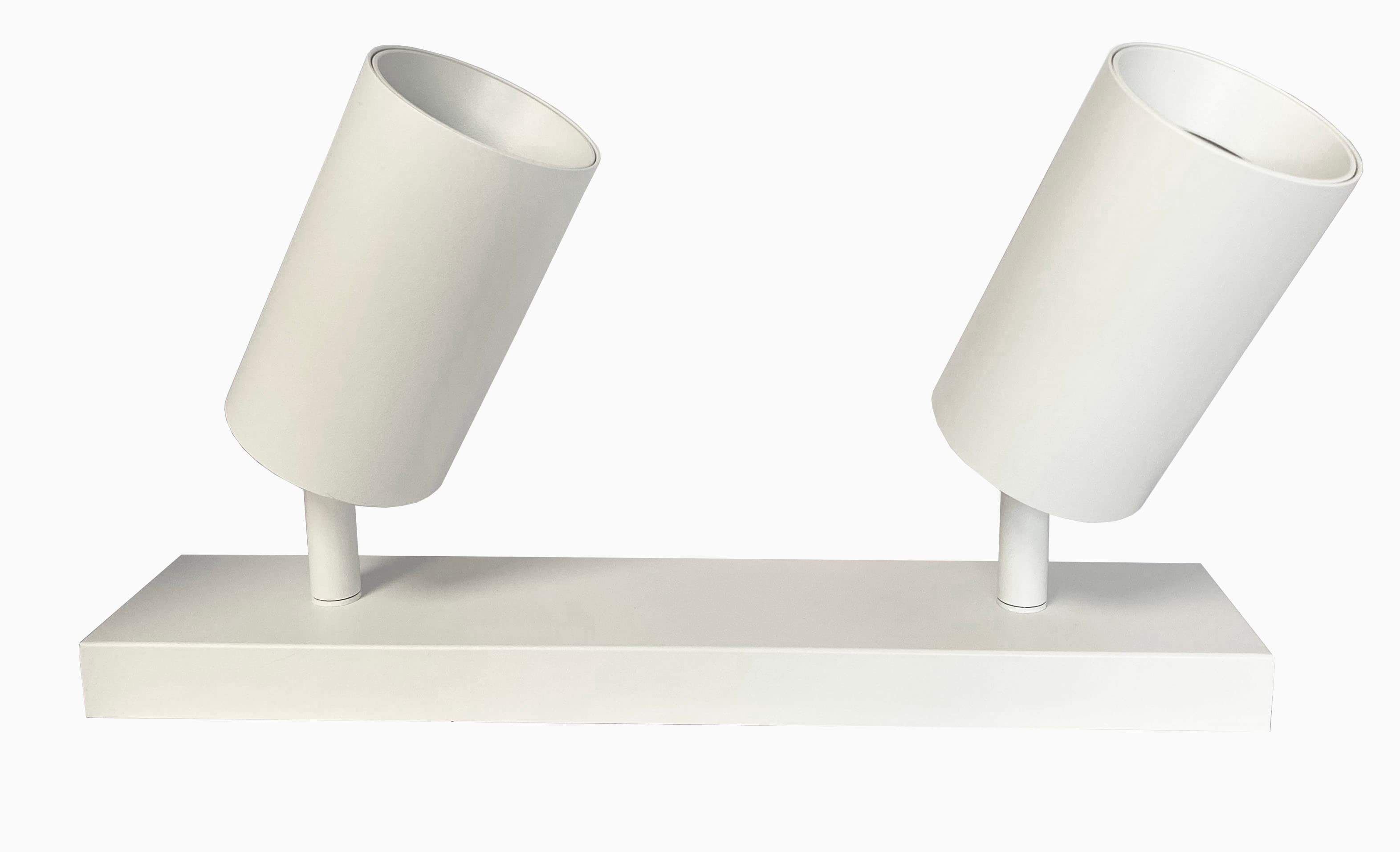 Foco Sobrepuesto Dirigible Doble GU10 Blanco SIZE:D60*100*L110MM