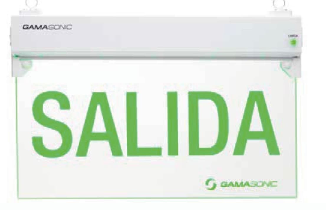 LUM.EMERGENCIA (SALIDA) 5W LETRA VERDE